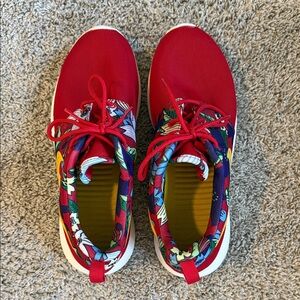 Nike Red and Multicolor Women's Sneakers